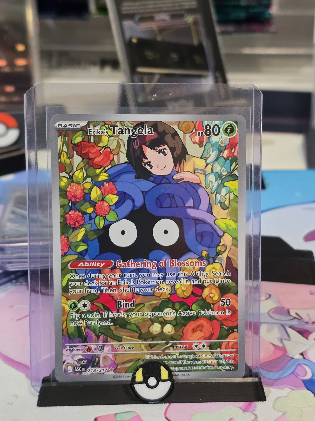 #218 Erika's Tangela Illustration Rare