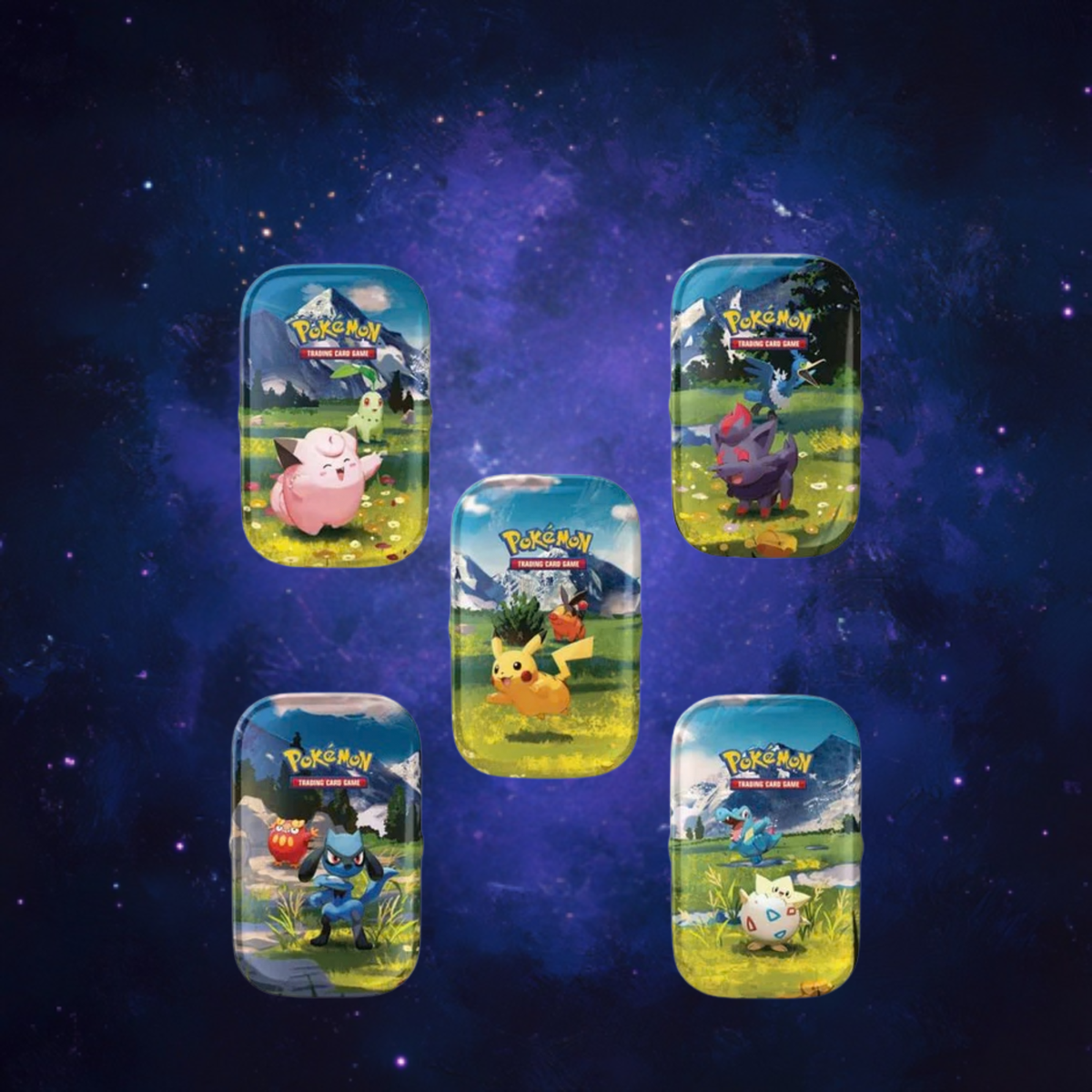 Ascended Heroes Full Tin Art Set (5 x Tins)